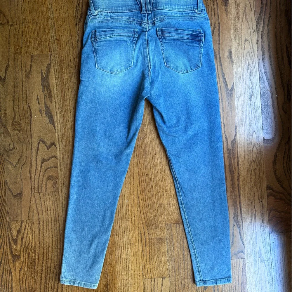 DEMOCRACY JEANS AB
TECHNOLOGY WOMEN'S SKINNY DISTRESSED DENIM PANTS SIZE 6 - Picture 6 of 10